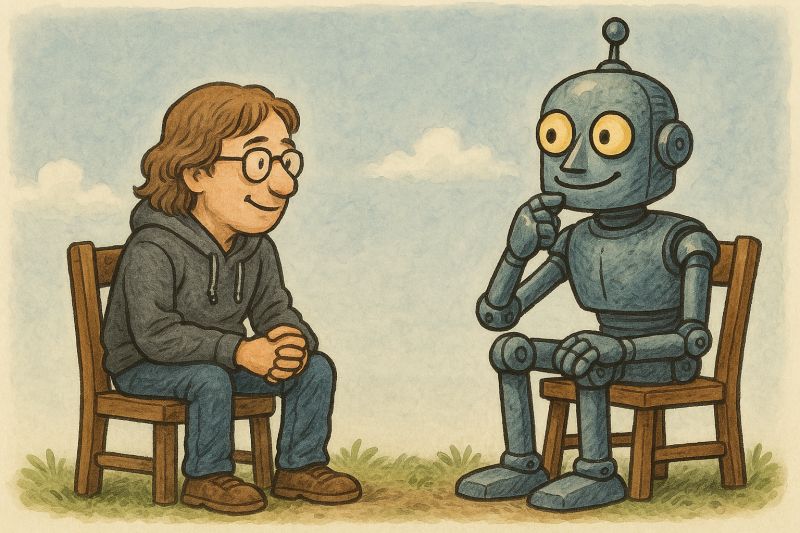 AI as a therapeutic practice partner