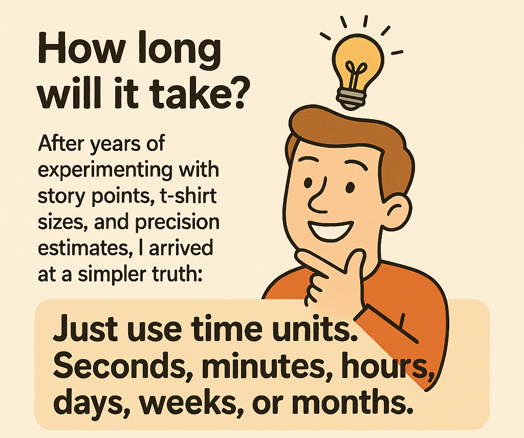 Why time units beat story points