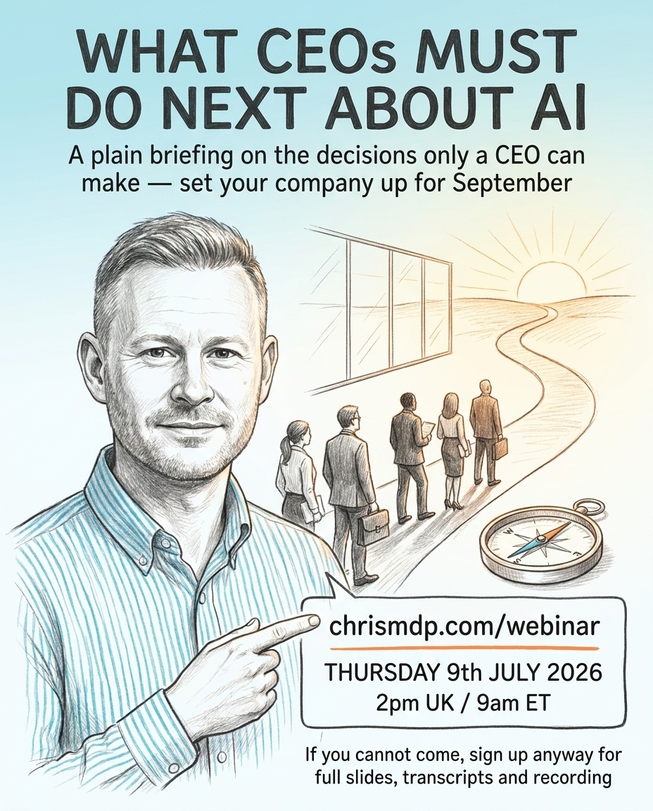 Webinar: What CEOs Must Do Next About AI